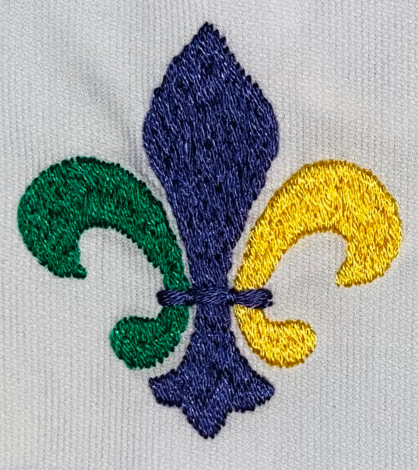 Fleur de Lis Mardi Gras Short Set