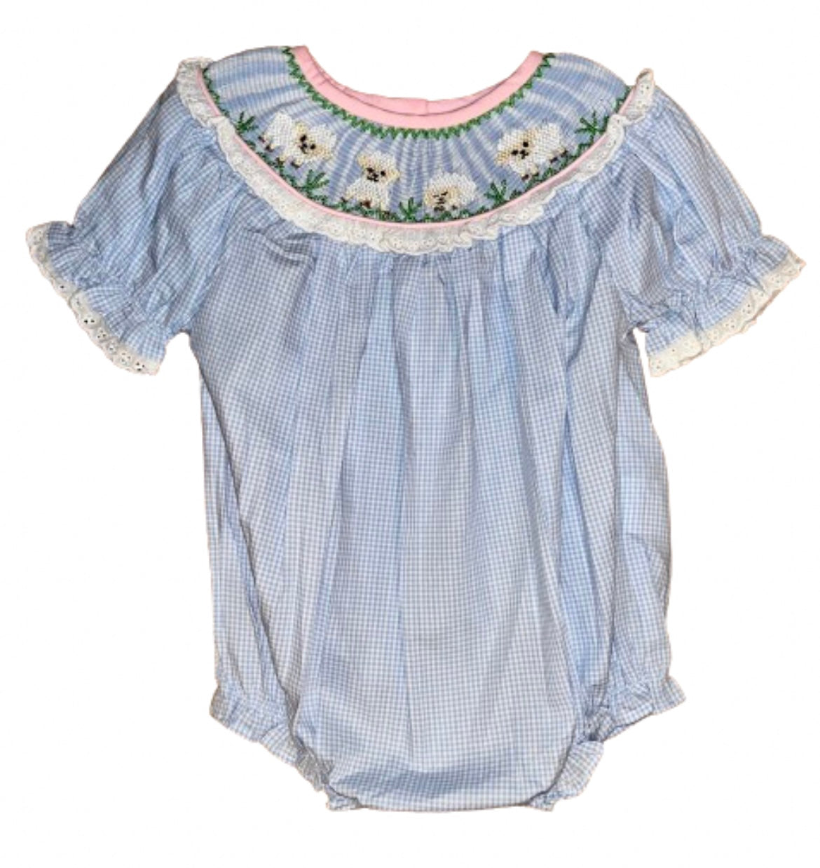 Smocked Easter Lamb Bubble (Sale)