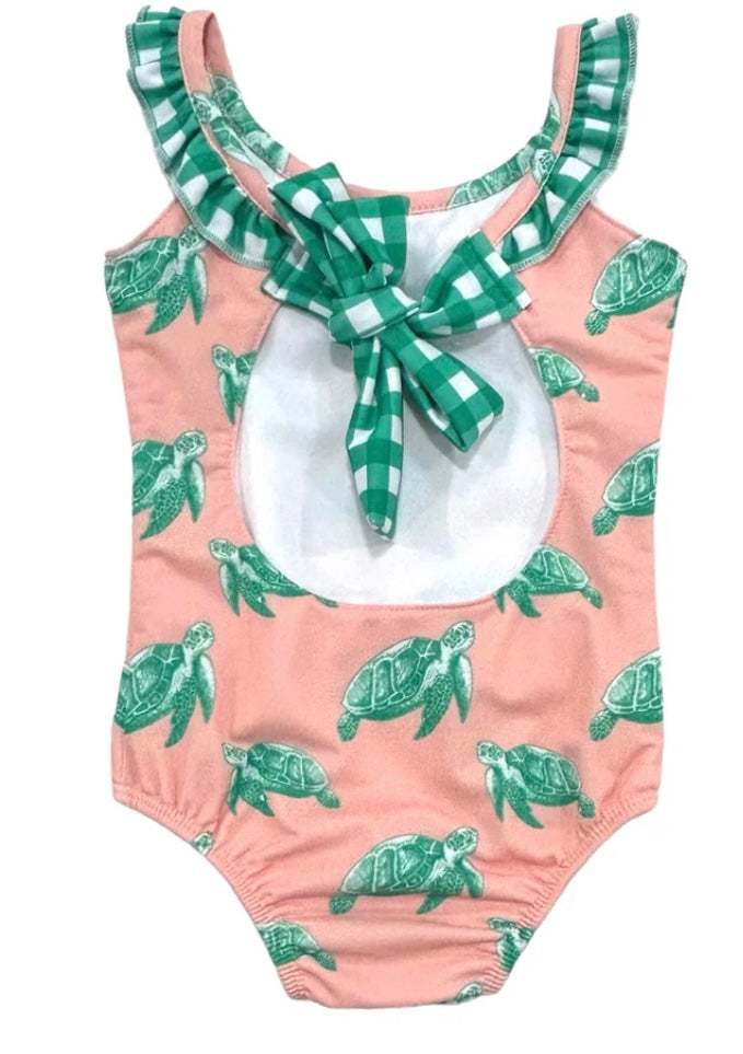 Sea Turtles Bowback Swimsuit