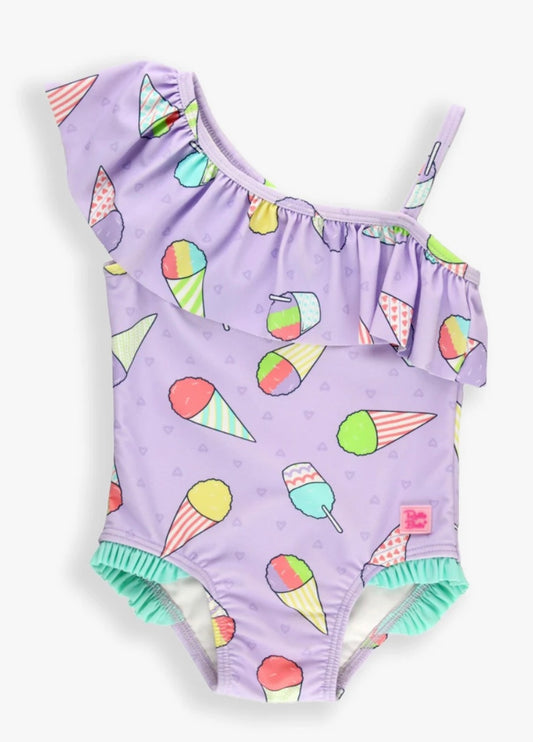 Snowcone One-Shoulder  Swimsuit