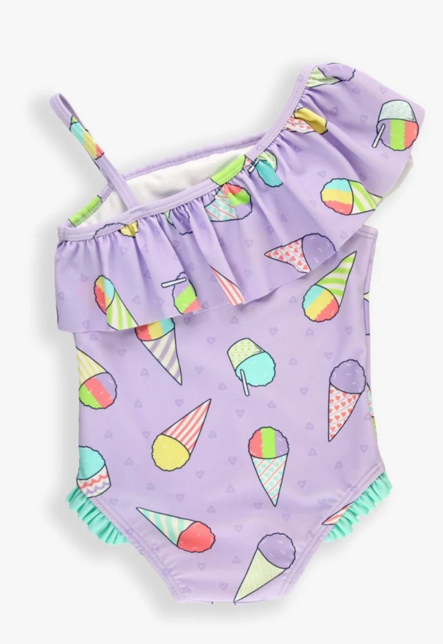 Snowcone One-Shoulder  Swimsuit