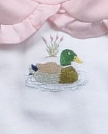 Pink Mallard Duck Pima Bloomer Set