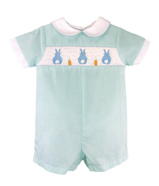 Smocked Easter Bunny Romper