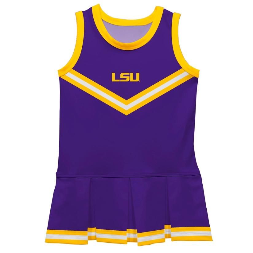 LSU Sleeveless Cheerleader Dress