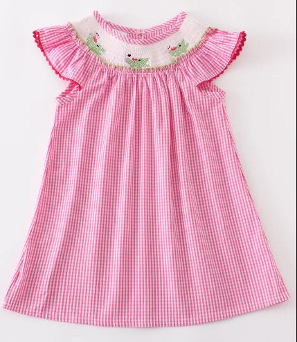 Smocked Crocodile Dress